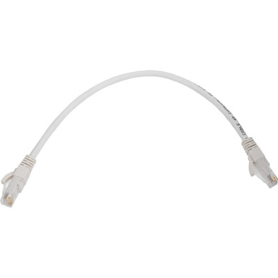 Коммутационный шнур NIKOMAX U/UTP 4 пары, белый, 0,3м NMC-PC4UD55B-003-WT