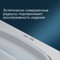 Стеклянная мыльница AM.PM Sensation с настенным держателем, хром A3034200