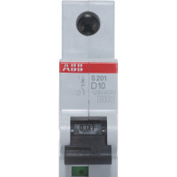Автоматический выключатель ABB 1-полюсной S201 D10 2CDS251001R0101