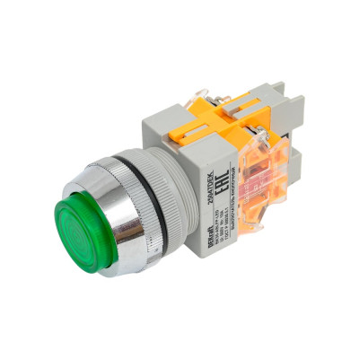 Выключатель кнопочный Dekraft ВК-30, ABLFP, 10 А, LED, IP54 25047DEK