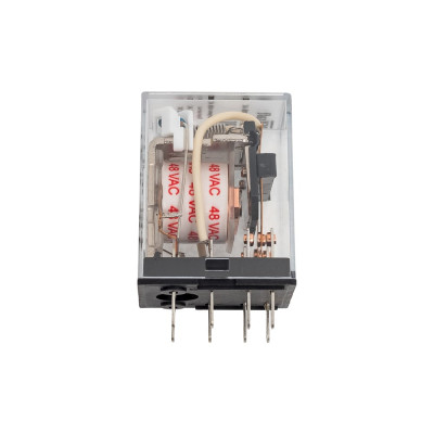 Промежуточное реле DEKraft 2-контактное, с led инд. 5а 48в ac пр-102 23858DEK