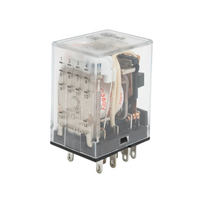 Промежуточное реле DEKraft 4 контакта, с led индикацией, 5а, 380в ac, пр-102 23901DEK