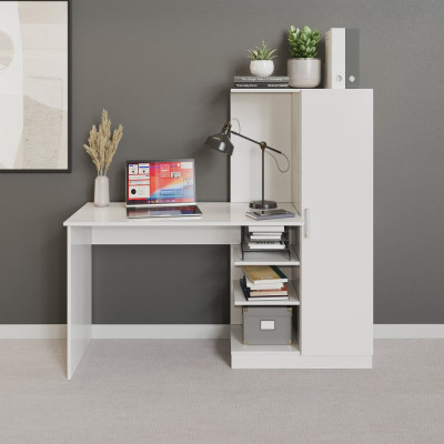 Компьютерный стол ТриЯ Бейсик белый 235102