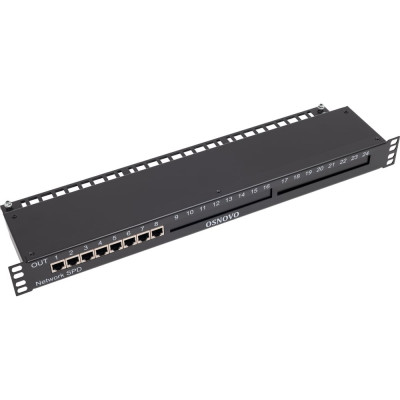 Устройство грозозащиты для локальной вычислительной сети OSNOVO SP-IP8/1000R (скорость до 1000 Мбит/с) на 8 портов sct1485