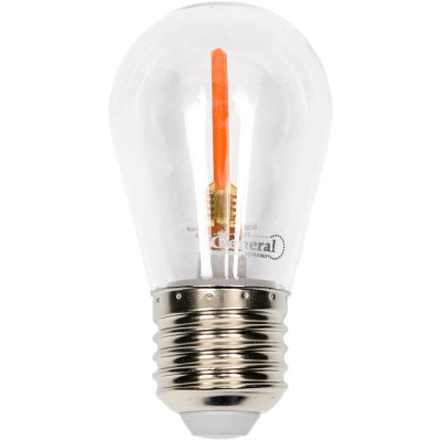 Лампа светодиодная General Lighting Systems GLDEN-G45FB-5-230-E27 RED 661499