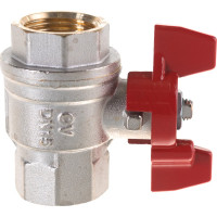 Шаровой кран Oventrop Optibal, полнопроходной, DN-15, 1/2", ВВ, PN 1076104