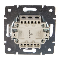 Кнопка звонка LEZARD RAIN жемчужно-белый перламутр 703-3088-103