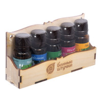 Набор эфирных масел Банные Штучки Легкое дыхание Пихта+можжевельник+ель+шалфей+эвкалипт, 5 масел по 15 мл 33400