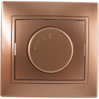 Диммер Lezard MIRA 1000W золотой металлик, со вставкой 701-1313-157