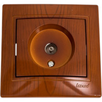 Розетка ТВ Lezard MIRA, оконечная, сосна 701-0801-130