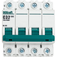 Автоматический выключатель Dekraft ВА101-3Р+N-032А-C 11257DEK