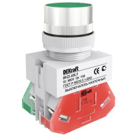 Выключатель кнопочный DEKraft ВК-22, ABLF, 10 А, IP54 25013DEK