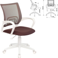 Компьютерное офисное кресло BRABIX Fly MG-396W, с подлокотниками, сетка, 532398