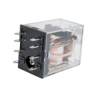 Промежуточное реле DEKraft 2-контактное, с led инд. 5а 380в ac пр-102 23866DEK