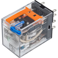 Промежуточное реле DEKraft 2-контактное, с led инд. и test функ. 5а 48в dc пр-102 23843DEK