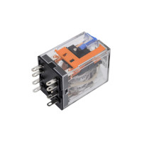 Промежуточное реле DEKraft 2-контактное, с led инд. и test функ. 5а 12в dc пр-102 23837DEK