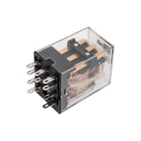 Промежуточное реле DEKraft 3-контактное, с led инд. 5а 24в ac пр-102 23878DEK