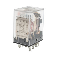 Промежуточное реле с LED DEKraft ПР-102, 4 контакта, 5 А, 230 В, тип АС 23900DEK