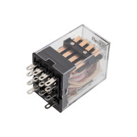 Промежуточное реле DEKraft 4 контакта, с led индикацией, 3а, 24в ac, пр-102 23820DEK