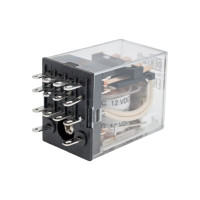 Промежуточное реле DEKraft 4 контакта, с led индикацией, 5а, 12в dc, пр-102 23886DEK