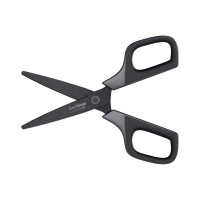 Ножницы Berlingo double black 17,5 см, тефлоновые лезвия, европодвес DNn_17505