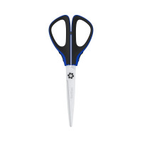 Ножницы Berlingo easycut 300 19 см, синие, мягкие вставки, европодвес DNn_19035_a
