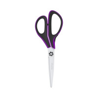 Ножницы Berlingo easycut 350 23 см, сиреневые, эргономичные ручки, мягкие вставки, европодвес DNn_23035_a