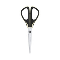 Ножницы Berlingo easycut 300 19 см, белые, мягкие вставки, европодвес DNn_19035_c