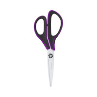 Ножницы Berlingo easycut 350 21 см, сиреневые, эргономичные ручки, мягкие вставки, европодвес DNn_21035_a