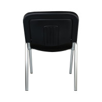 Стул Helmi hl-f01 изо, каркас хром, обивка ткань черная 330632