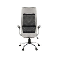 Кресло руководителя Helmi hl-e41 stylish, ткань/сетка, серая/бежевая 318582
