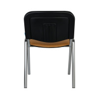 Стул Helmi hl-f01 изо, каркас хром, обивка кожзам песочный 330631