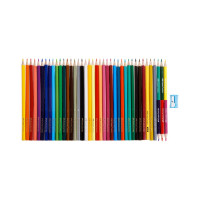 Цветные карандаши Faber-Castell замок, 36 цветов, шестигранные, заточенные, 6 цветов, чернографитный карандаш, точилка, картонная упаковка, европодвес 110336
