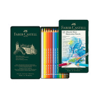 Художественные акварельные карандаши Faber-Castell albrecht dürer, 12 цветов, металлическая коробка 117512