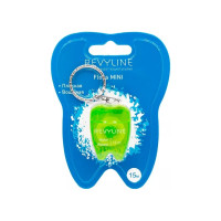 Зубная нить Revyline floss mini вощеная, брелок, 15 м, зеленый 4271