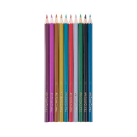 Цветные карандаши Faber-Castell , 10 цветов, металлик, заточенные, картонная упаковка 201583