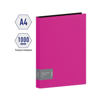 Папка Berlingo color zone на 4 кольцах, 35 мм, 1000 мкм, розовая ABp_43113