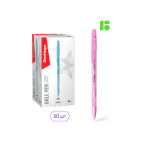 Набор ручек шариковых Berlingo tribase pastel, 50 шт, синяя, 0,7 мм CBp_70942