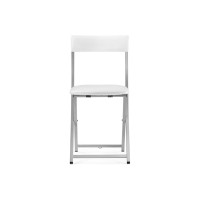 Стул Woodville Elevis белый полимер, светлый мусс 459670