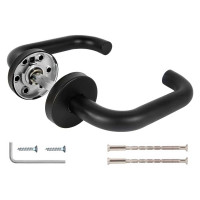 Раздельная ручка FUARO R.DSS201-0203/19 (DSS-0203/19) INOX 201 black 45457