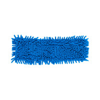 Насадка моп для швабры OfficeClean professional c карманами, 40x10см, ворс. м-фибра, ворс 2см,синяя 303060