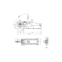 Прижим пневматический горизонтальный KUKAMET, усилие 122 кг 631-2