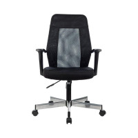 Кресло Easy Chair vb_e 225 dsl черный сетка/ткань, хром 1808706
