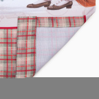 Комплект штор для кухни Этель Winter holidays с подхватами, 145x180 см, 2 шт, габардин 5163062