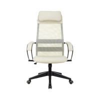 Кресло Easy Chair vb_e-655 tpu_bg сетка, экокожа, бежевый, пластик 1859001