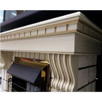 Каминокомплект InterFlame Экстер Магия Magestic Brass бежевый с золотой патиной с Magestic бежевый ЗП