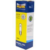 Автомобильная лампа накаливания МАЯК W1.2W 12V, 1.2W W2x4.6D, Original Pro, уп-ка 10 шт. 01212Бц/10