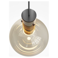 Подвесной светильник MAYTONI nebula led 4w металл черный MOD182PL-L4CG3K