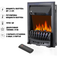 Каминокомплект Royal Flame Вarcelona std (табачный дуб/черный) разборный портал и очаг aspen black 64949735