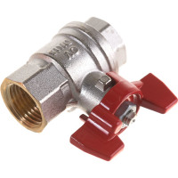 Шаровой кран Oventrop Optibal, полнопроходной, DN-15, 1/2", ВВ, PN 1076104